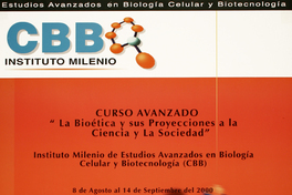 Curso avanzado "la bioética y sus proyecciones a la ciencia y la sociedad".