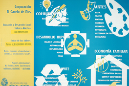 Corporación EL Canelo de Nos educación y desarrollo local : talleres abiertos.