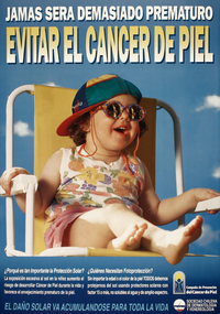 Jamás será demasiao prematuro evitar el cáncer de piel