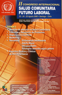 II congreso internacional salud comunitaria futuro laboral : 23-24-25 agosto Santiago-Chile.