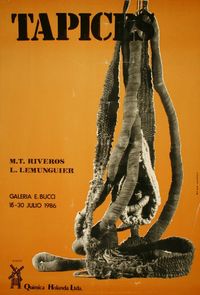 Tapices galería E. Bucci 16-30 julio 1986.