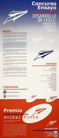 Concurso ensayo desarrollo de Chile : perspectivas económicas, políticas y sociales.