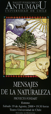 Ballet folklórico Antumapu Universidad de Chile mensajes de la naturaleza.