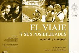 El viaje y sus posibilidades la partida y el regreso.