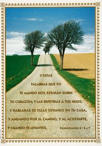 Y estas palabras que yo te mando hoy, estarán sobre tu corazón ...