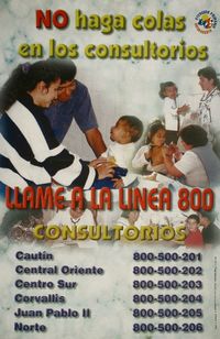 No hagas colas en los consultorios llame a la línea 800.