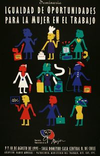 Seminario igualdad de oportunidades para la mujer en el trabajo 9 y 10 de agosto de 1995.
