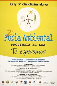 2da feria ambiental provincia del Loa : te esperamos.