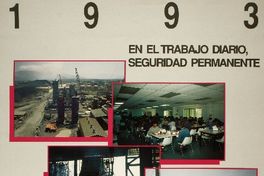 La forma correcta de trabajar en el trabajo diario, seguridad permanente.