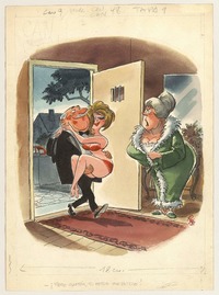 Can Can  [original de arte] René Ríos Boettiger ; seudónimo: Pepo.