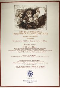 Día del patrimonio Biblioteca Nacional de Chile : Santiago, 29 de mayo 2005.