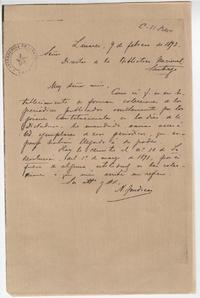 [Carta] 1893 feb. 9, Linares, Chile [a] Biblioteca Nacional de Chile