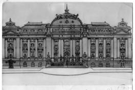 [Edificio Biblioteca Nacional , proyecto de fachada, dibujo]