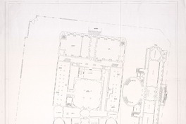 Planta primer piso Biblioteca Nacional-Archivo Nacional actualizión plano planta primer piso [material cartográfico] levantamiento: Sergio Ulecia Bustos, dibujó S.U.B., aprobó: Eduardo Fritz M.