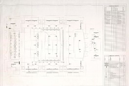Sala América [de la Biblioteca Nacional]  [dibujo técnico]